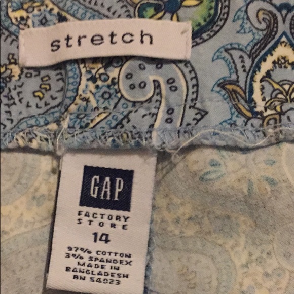 Gap Cropped Paisley pants - Picture 4 of 8